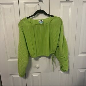 Bright Green Blouse